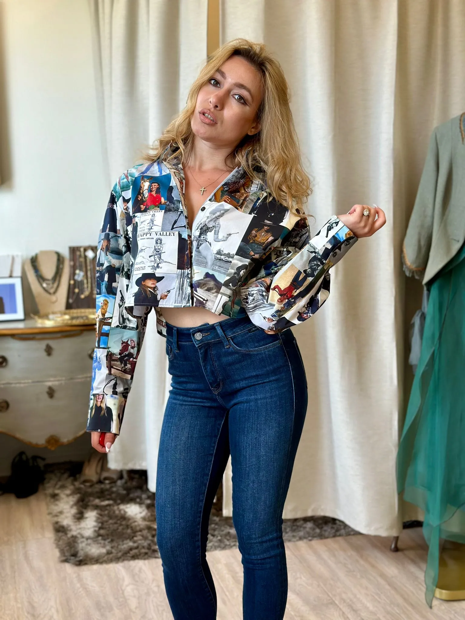 Unbreak.It Corinne Cowgirl Blouse