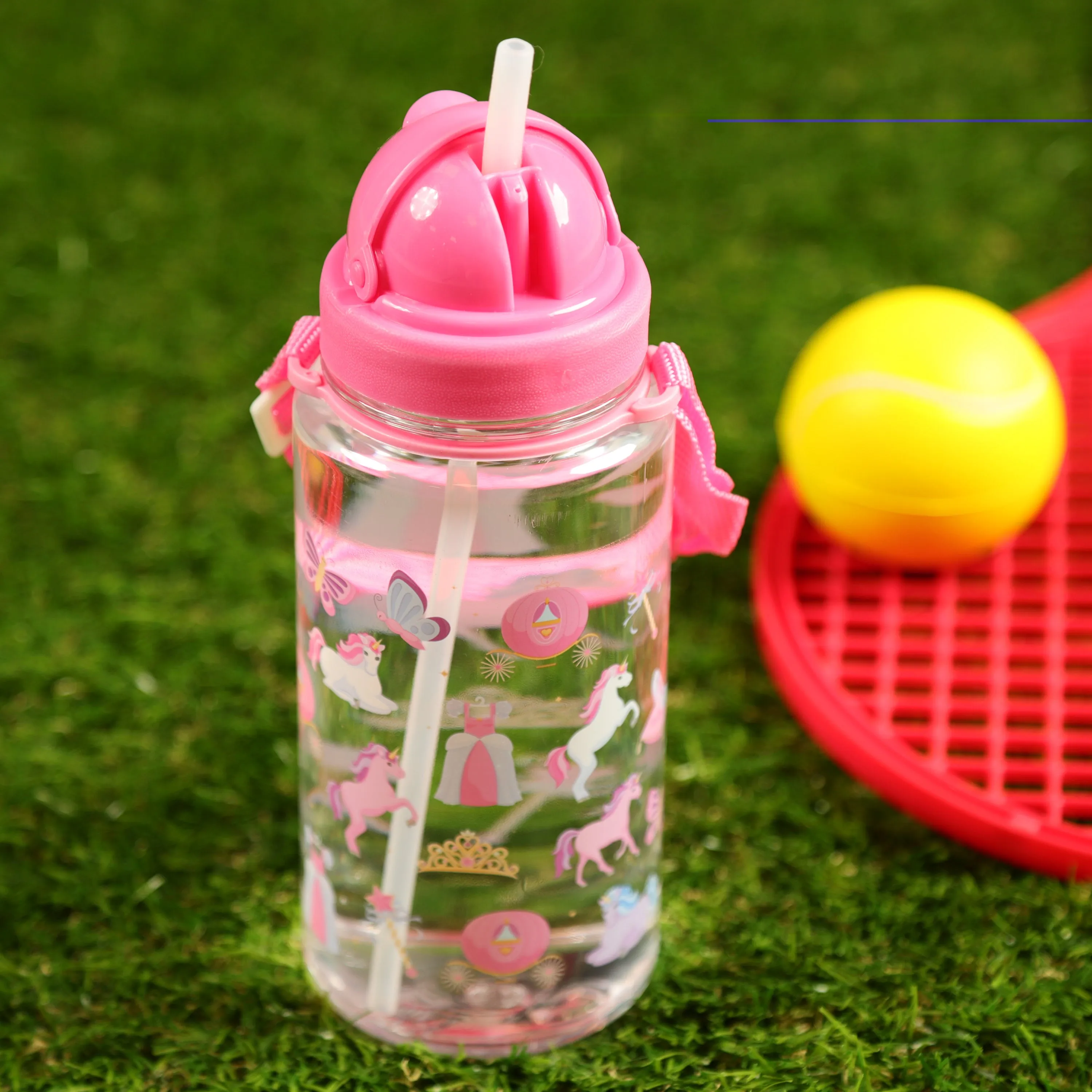 Unicorn Rainbow Design 450ml Children's Water Bottle