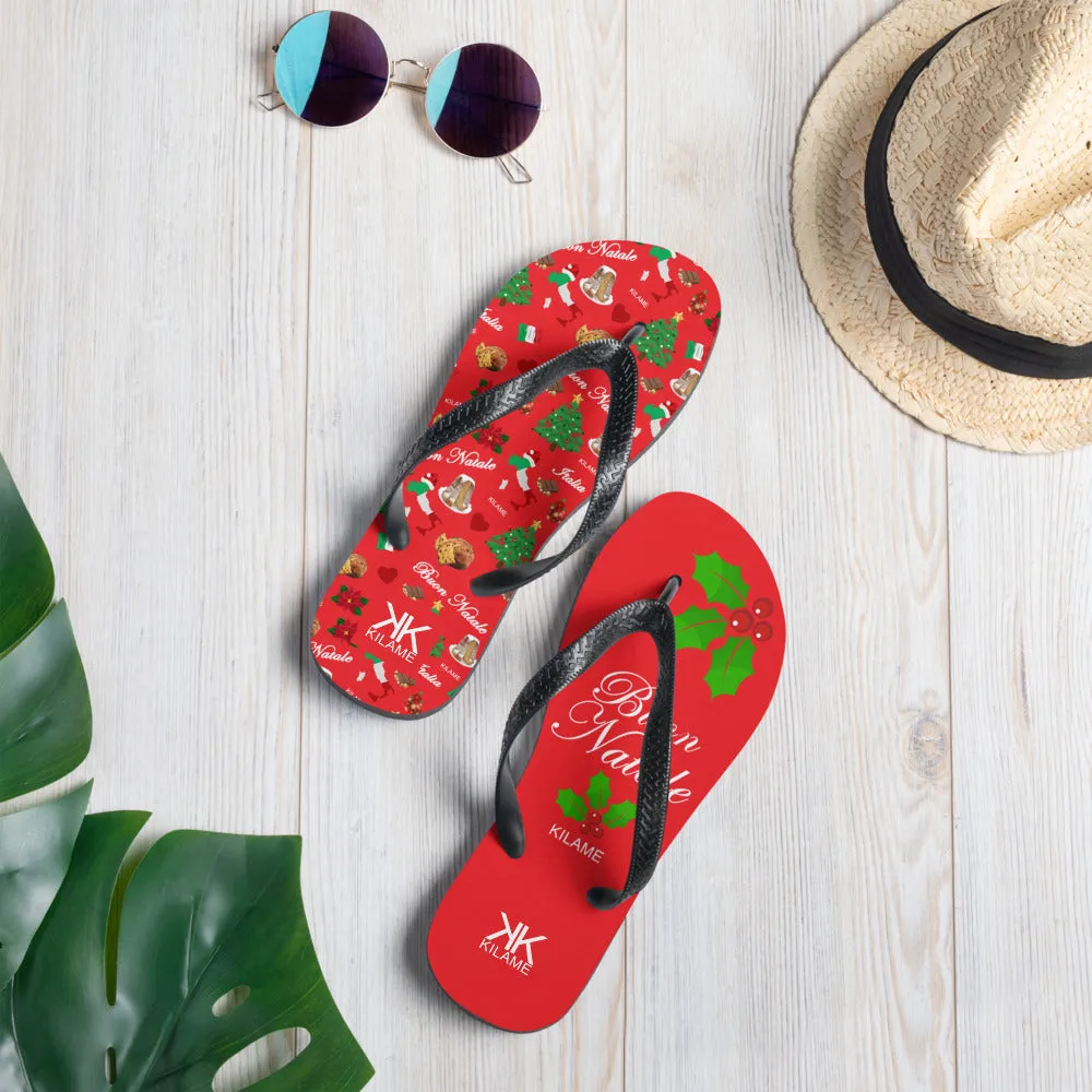 Unisex Flip-Flops 'Buon Natale'