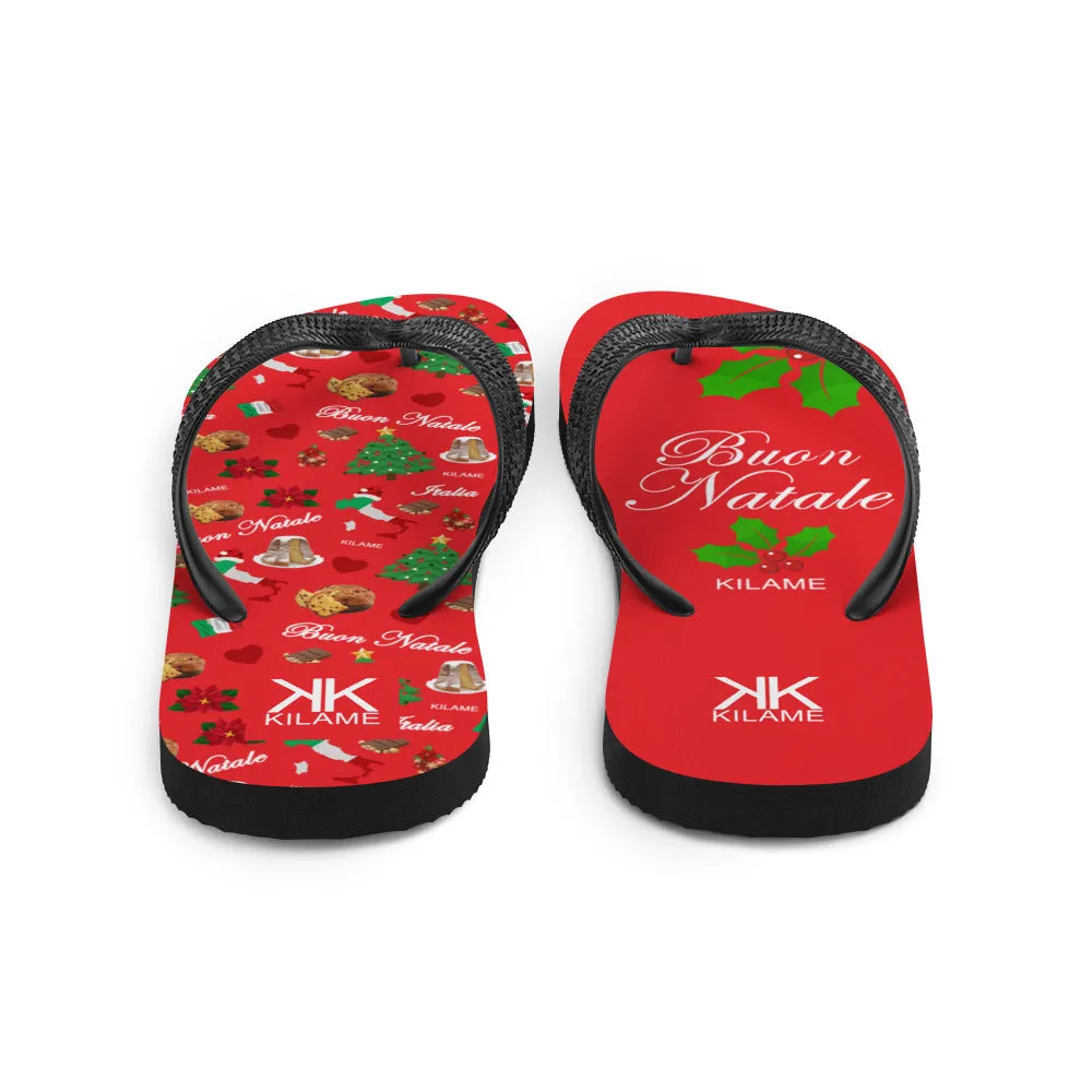 Unisex Flip-Flops 'Buon Natale'