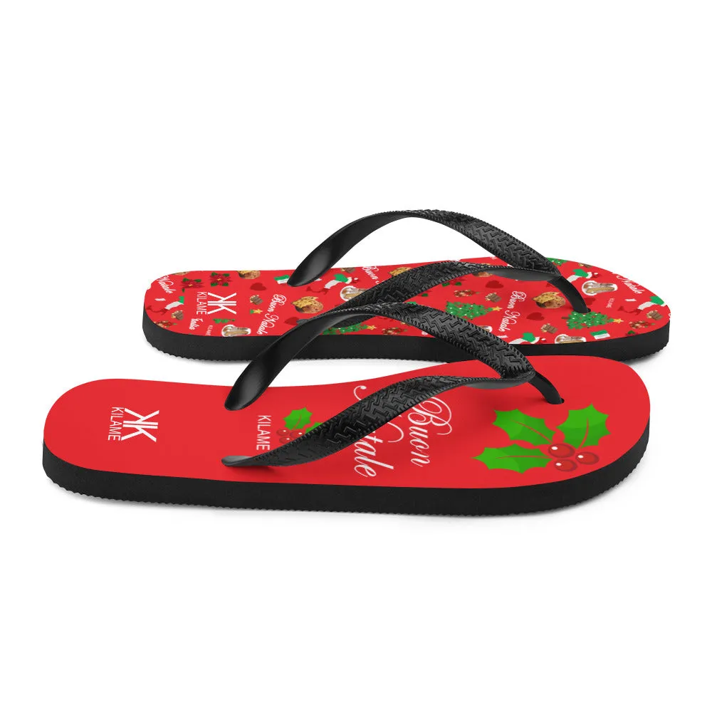 Unisex Flip-Flops 'Buon Natale'