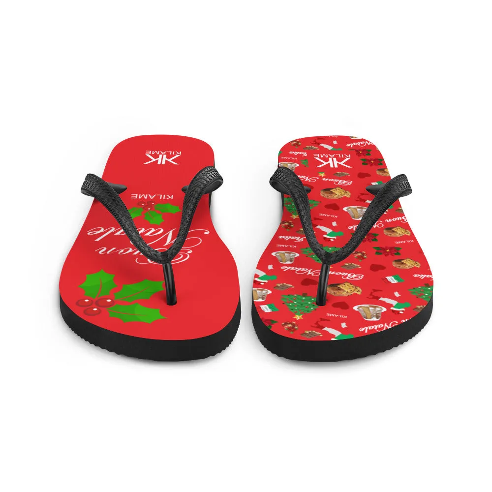 Unisex Flip-Flops 'Buon Natale'