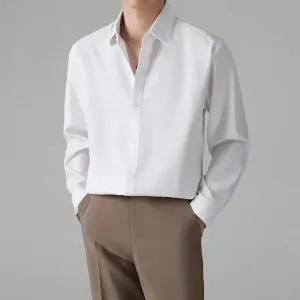 UrbanFlex Draped Business Shirt