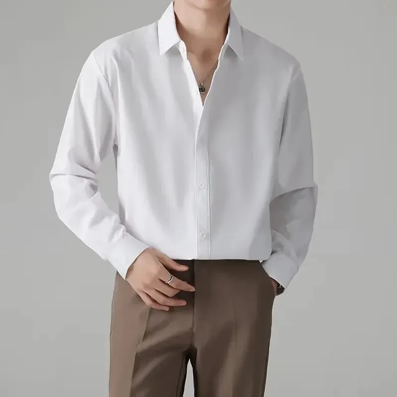 UrbanFlex Draped Business Shirt