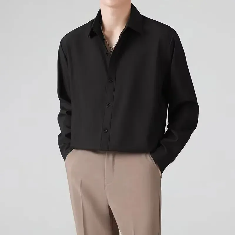 UrbanFlex Draped Business Shirt
