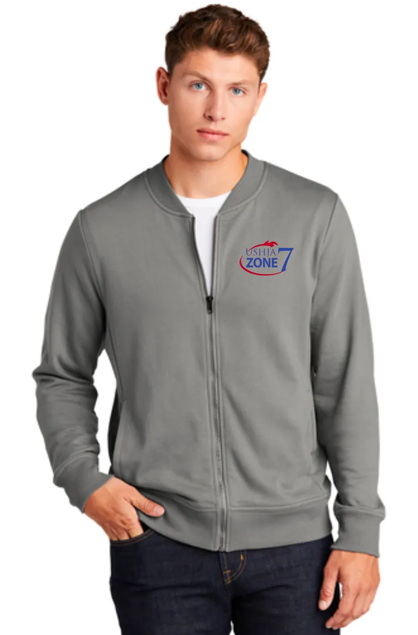 USHJA Zone - Sport-Tek® Lightweight French Terry Bomber