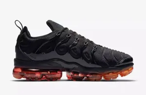 Vapormax Plus Black Orange Red Running shoes