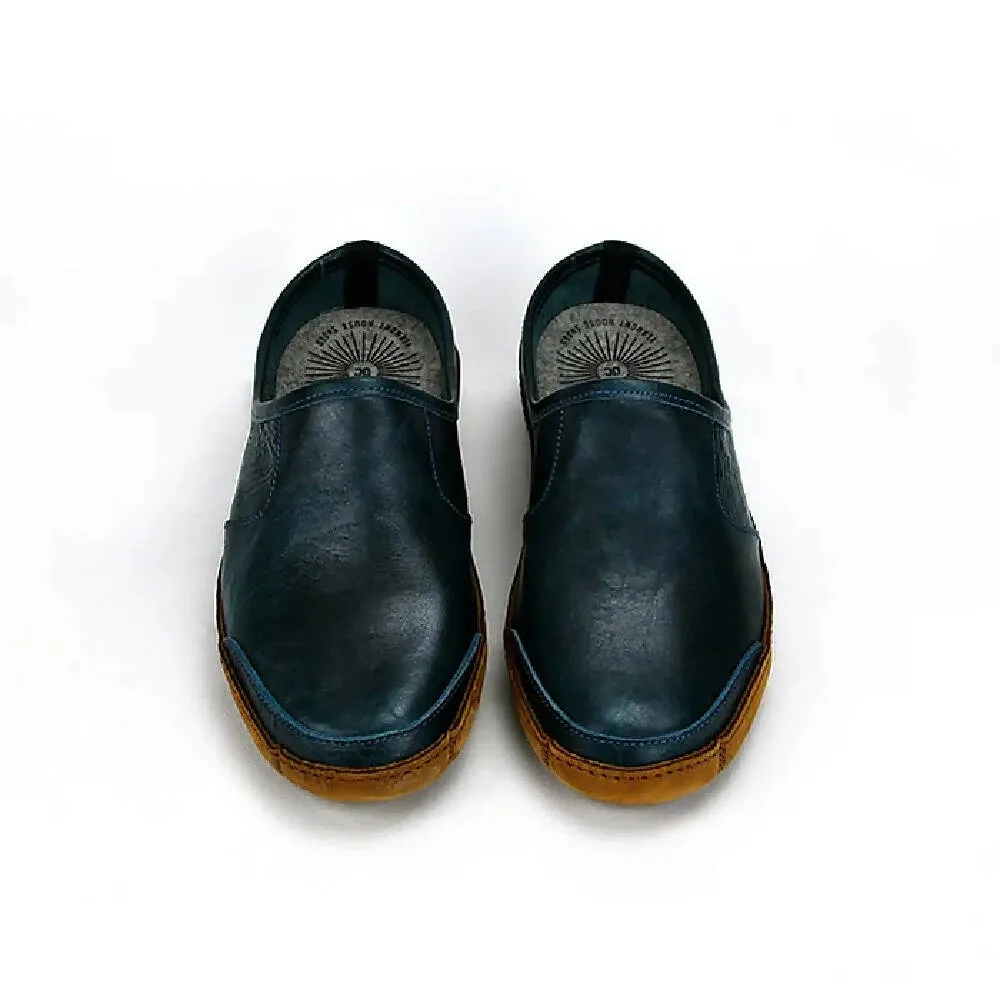 Vermont House Shoes: Mule - Indigo