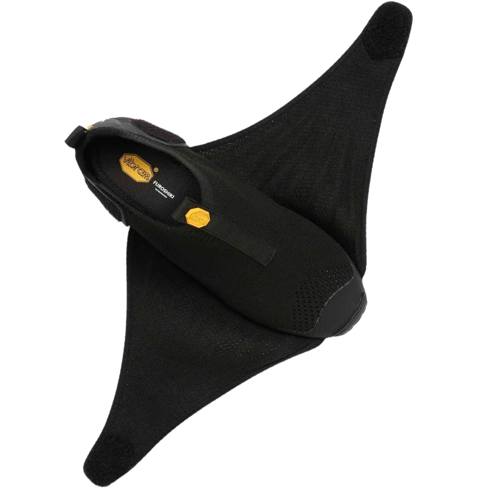 Vibram Men's Furoshiki Knit High Shoes Black