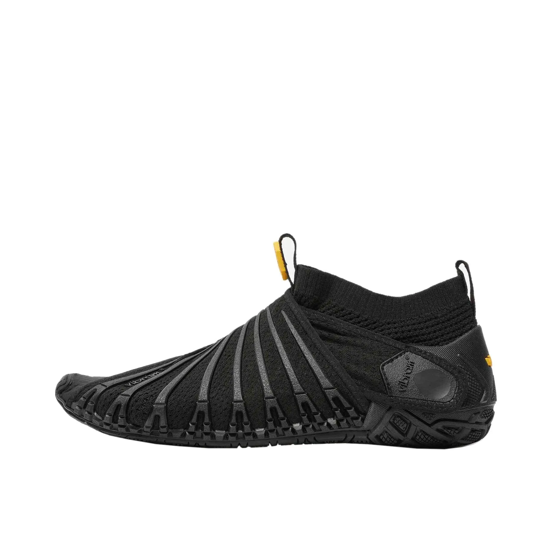 Vibram Men's Furoshiki Knit High Shoes Black