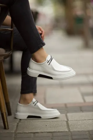 Vince Eva Pool Sole White Shoes – Elegant Leather Footwear