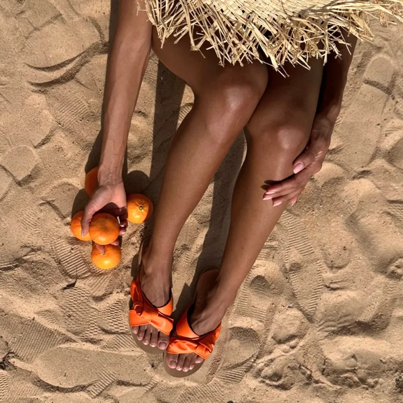 VINCULO TANGERINE SLIPPERS