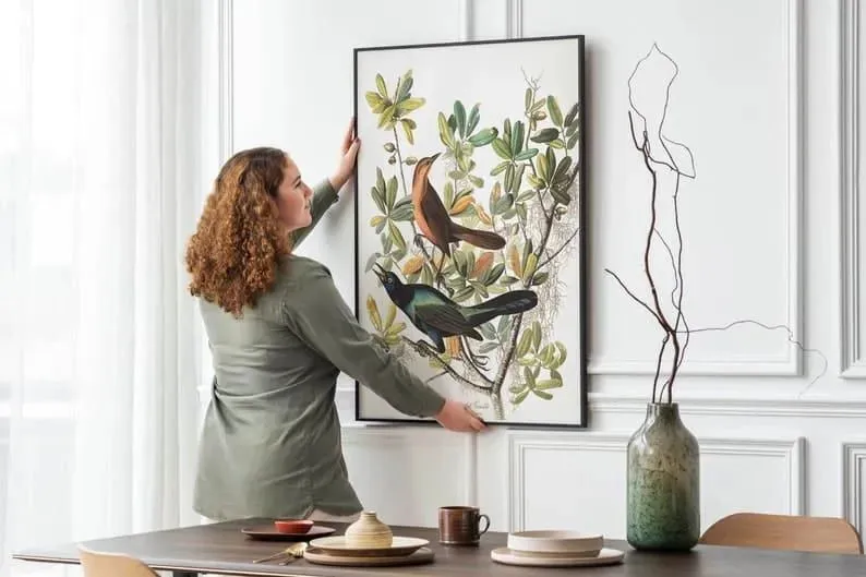 Vintage Bird Art Prints| Bird Poster