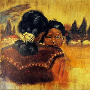 Vintage California Art Painting by George Mason of Monterey Furniture