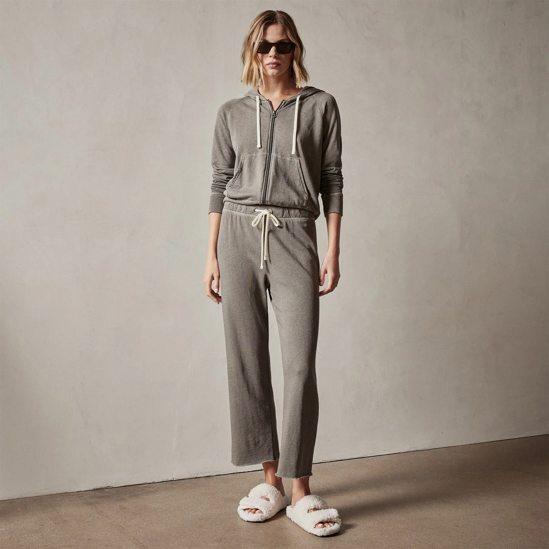 Vintage French Terry Cutoff Sweatpant - Burro Pigment