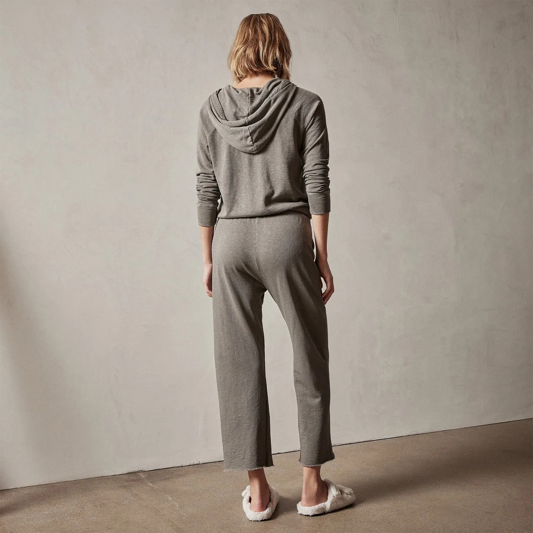 Vintage French Terry Cutoff Sweatpant - Burro Pigment