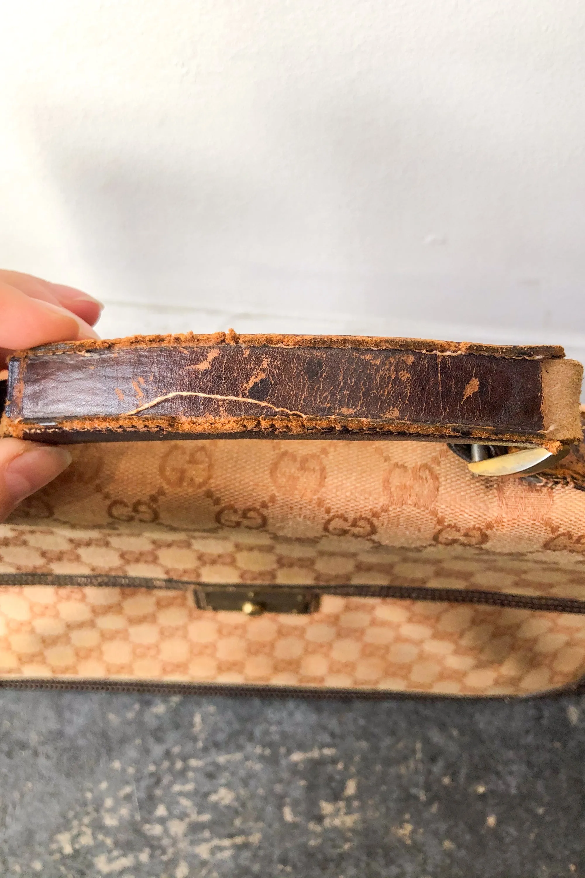 Vintage Gucci Briefcase Attaché Case