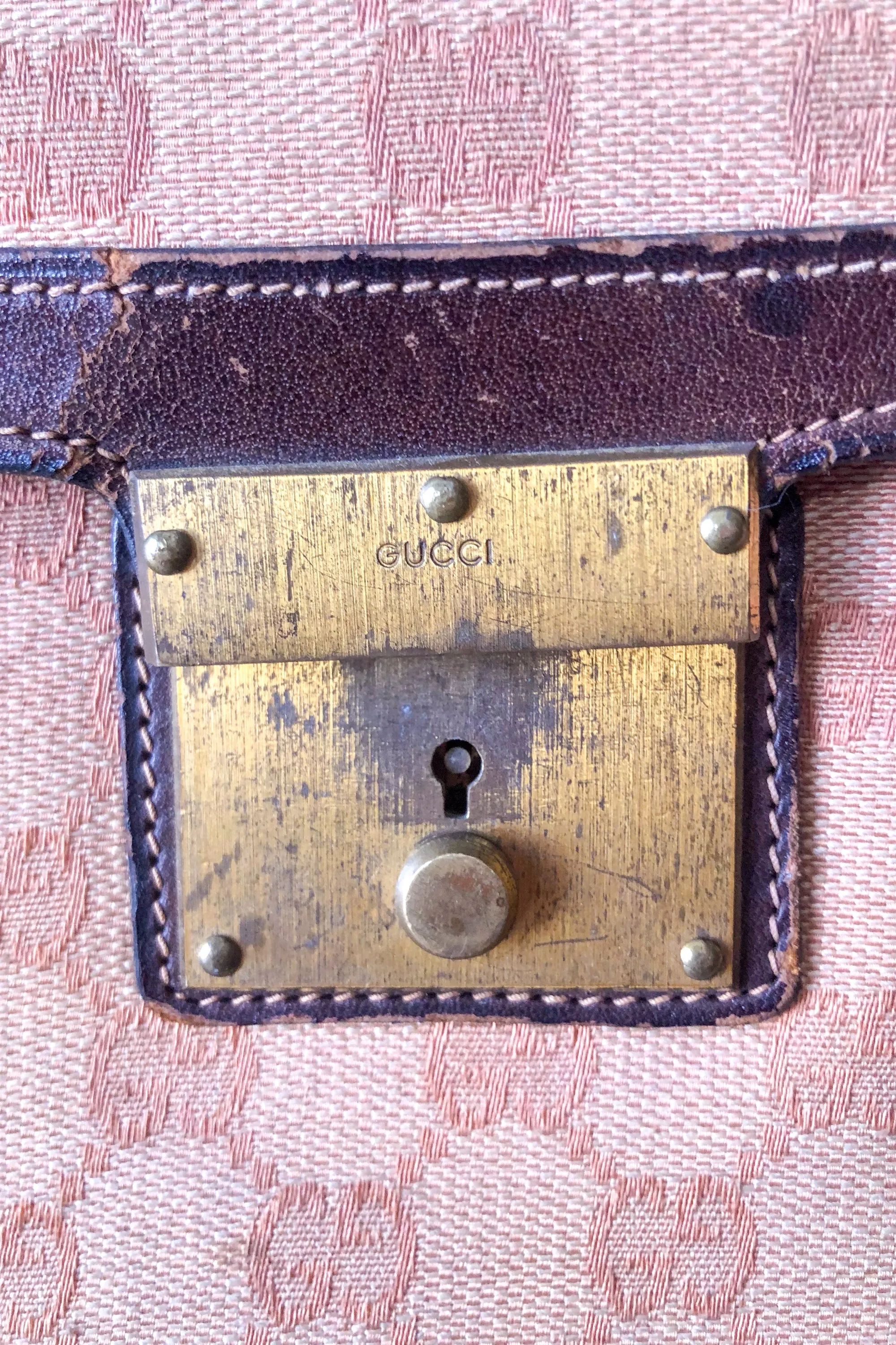Vintage Gucci Briefcase Attaché Case