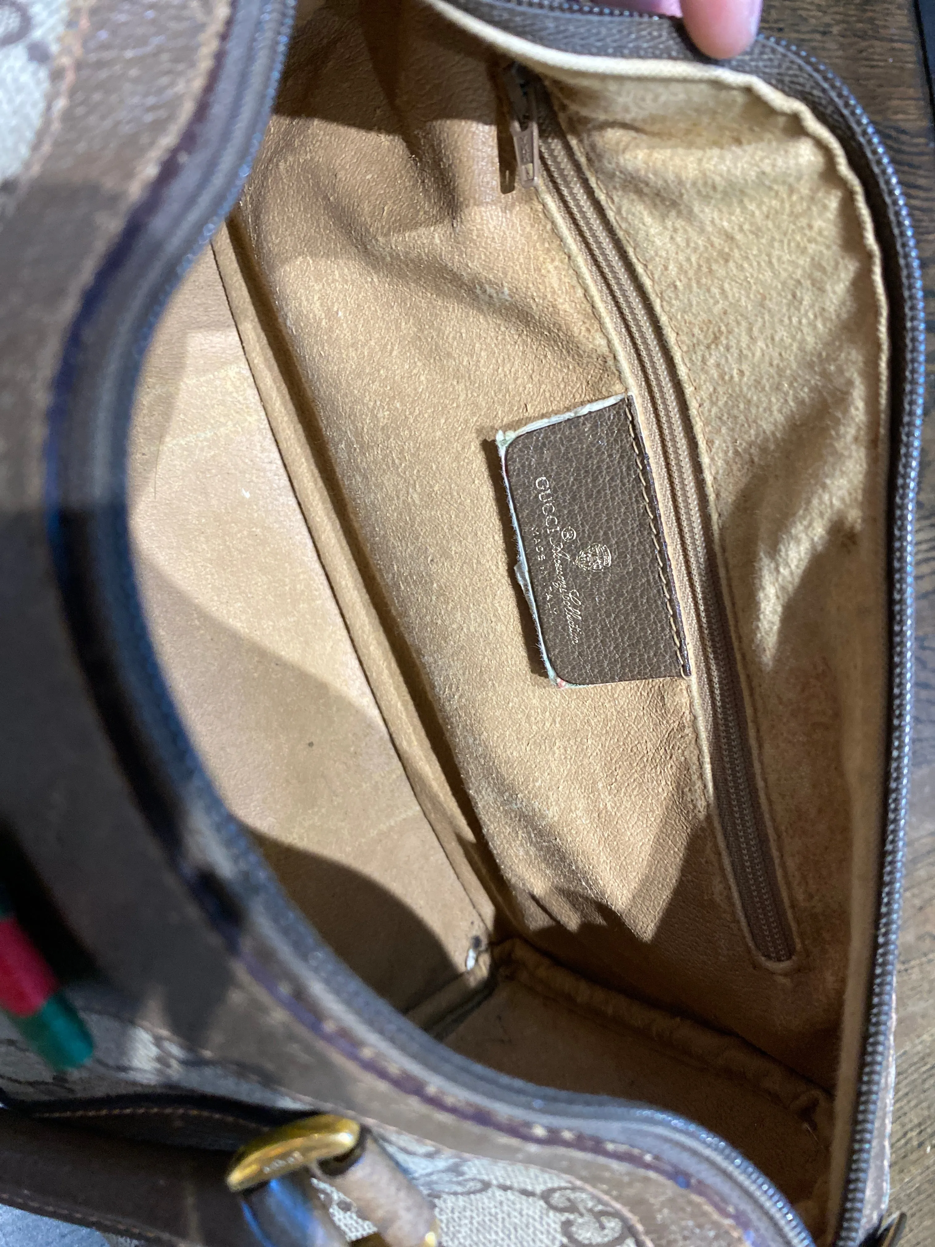 Vintage: Gucci Canvas Monogram Boston Bag