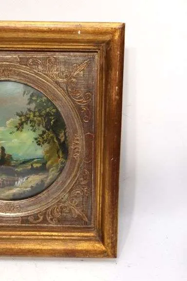 Vintage Italian Miniature Original Art