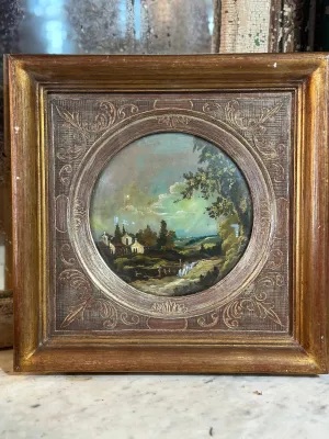 Vintage Italian Miniature Original Art