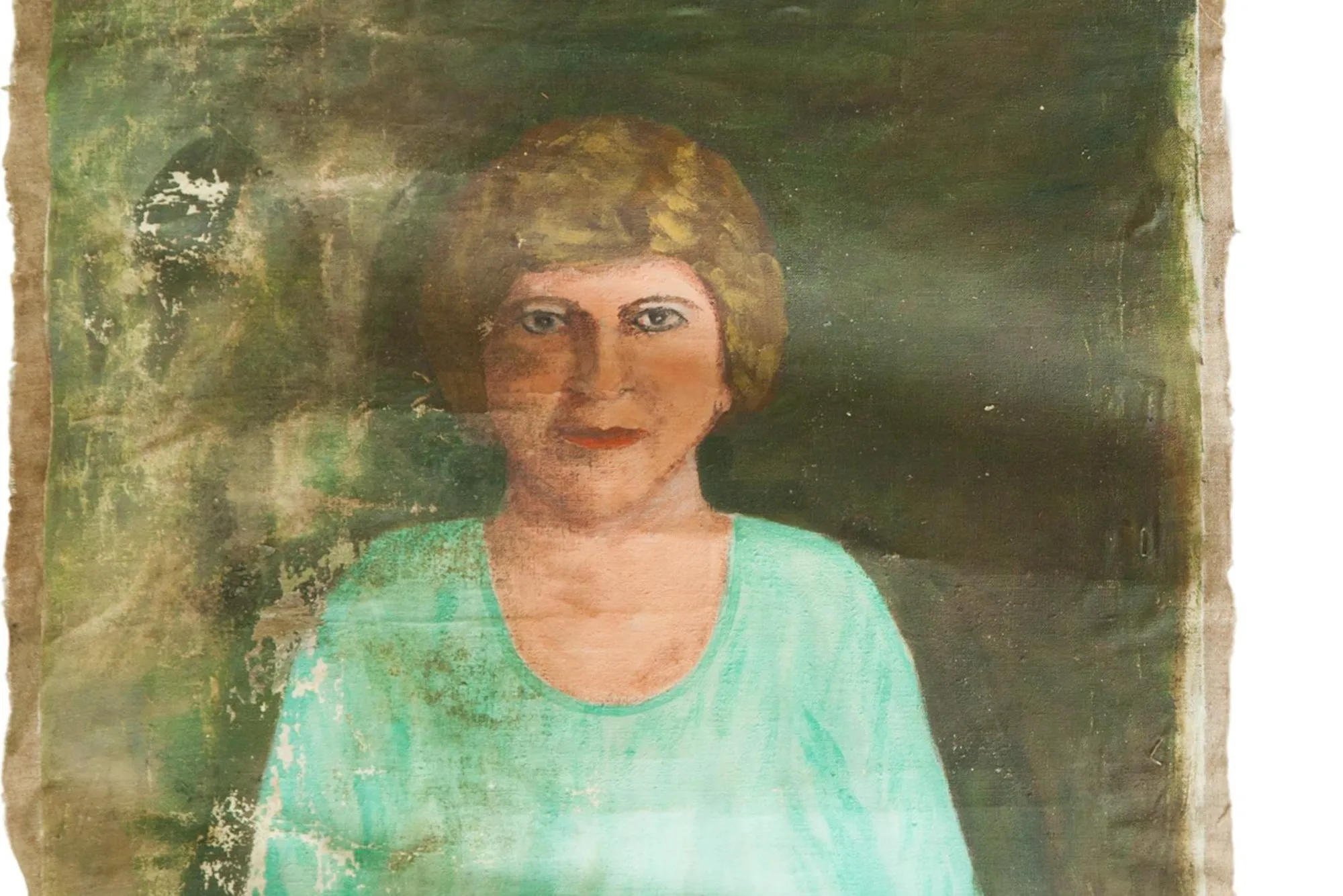 Vintage Kal Greene Portrait Painting