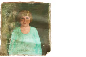 Vintage Kal Greene Portrait Painting