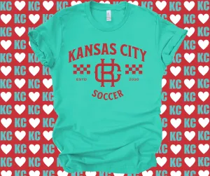 Vintage Kansas City Soccer Teal Tee