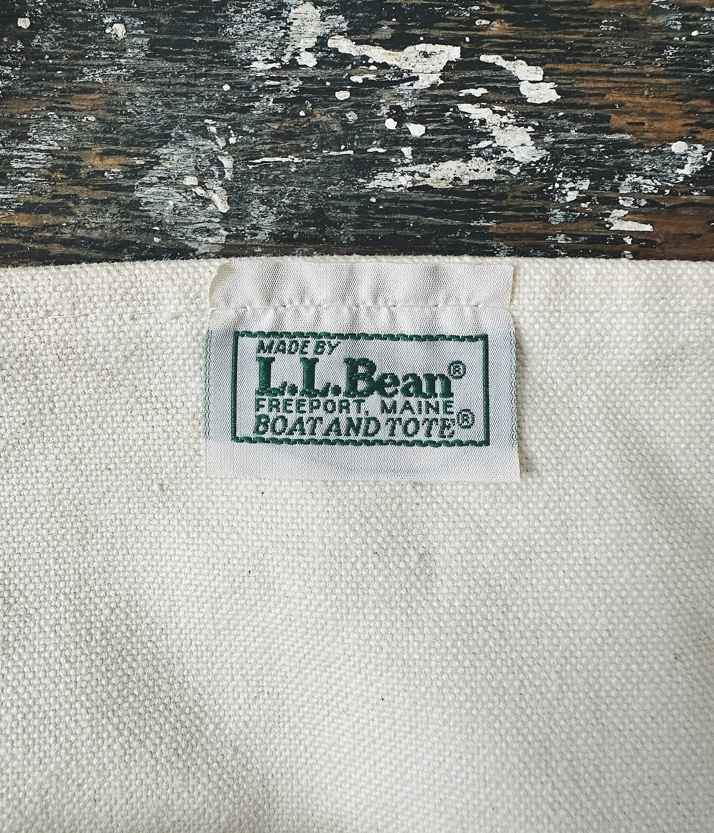 Vintage L.L.Bean Boat and Tote