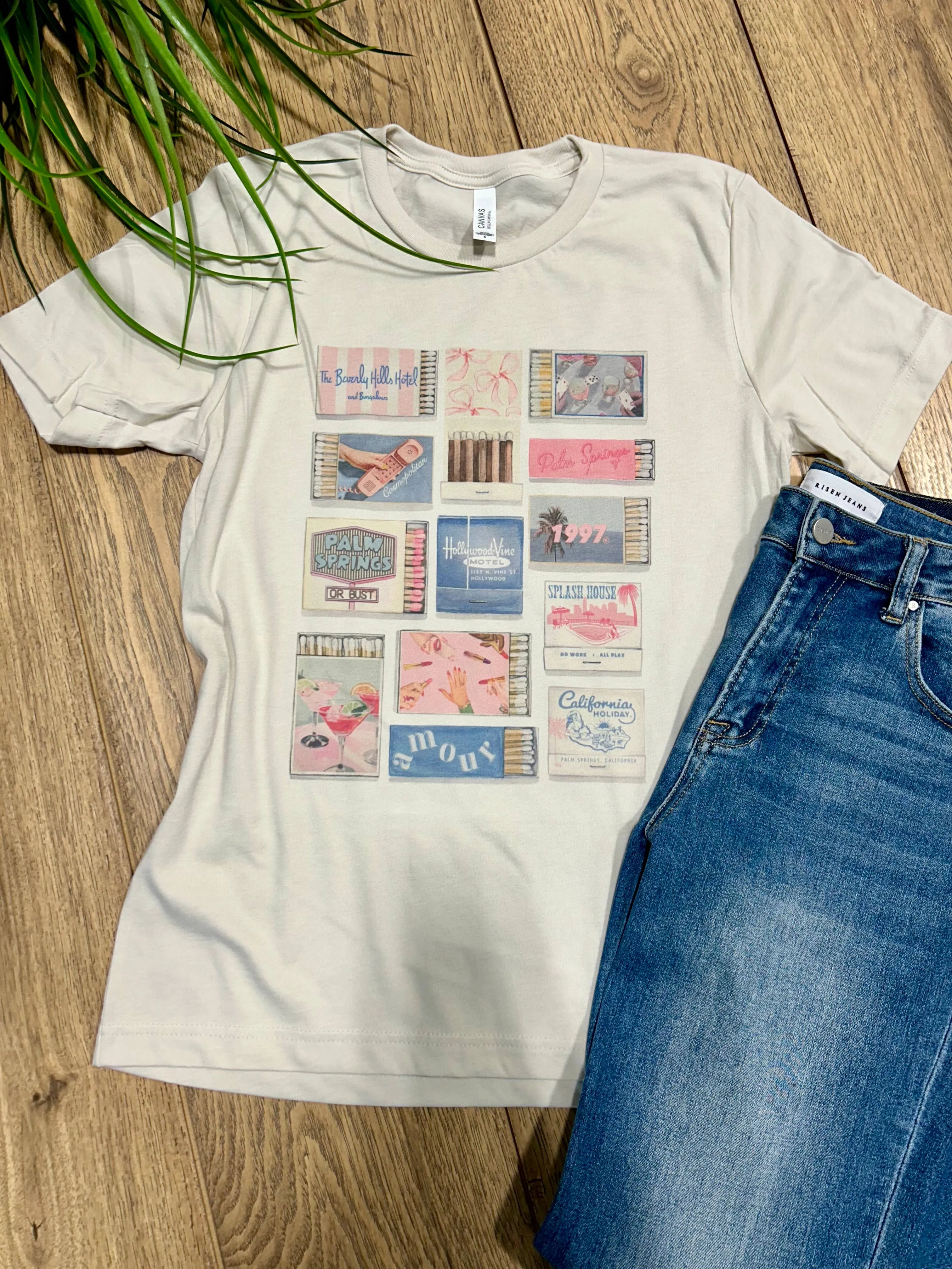 Vintage Match Box Graphic Tee