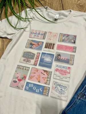 Vintage Match Box Graphic Tee
