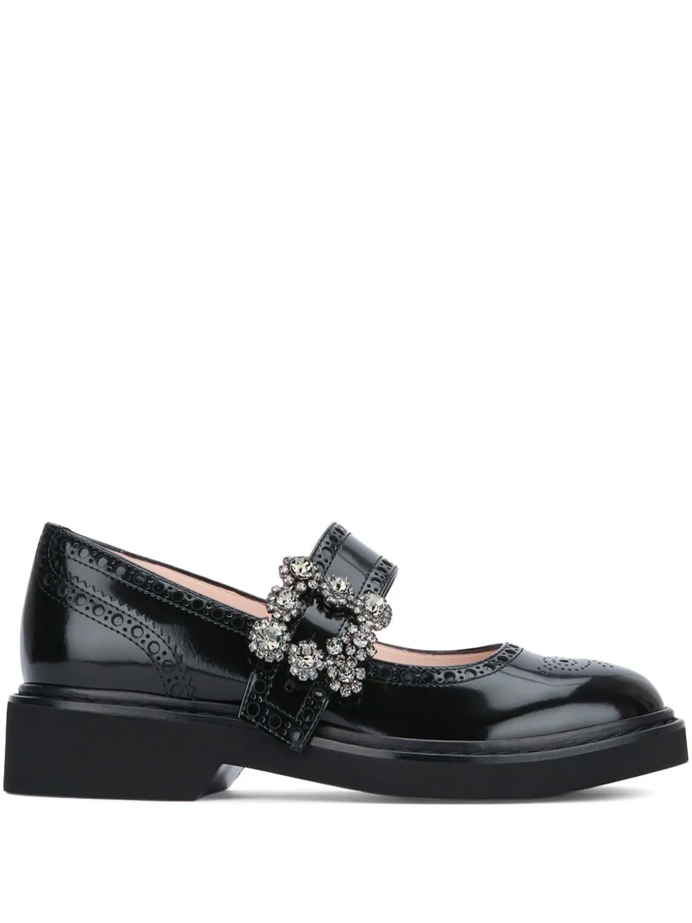 Viv rangers leather ballet flats
