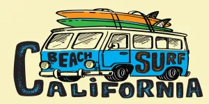 VW California - 10x20 Canvas Print