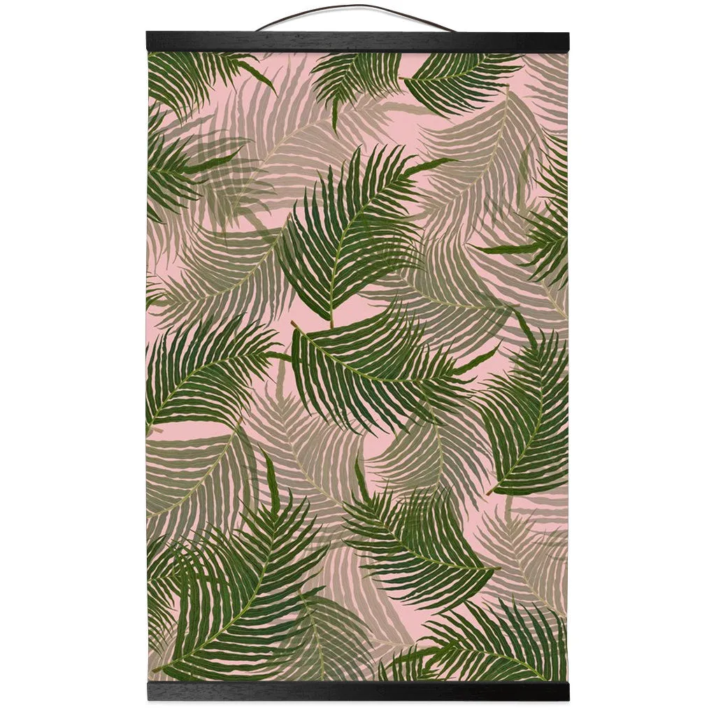 Wall hanging Canvas Print Palm Tree Leaves, Home Decor, Wall Art, Wall Accent, Interior Decor, Home Accents, Art For Walls