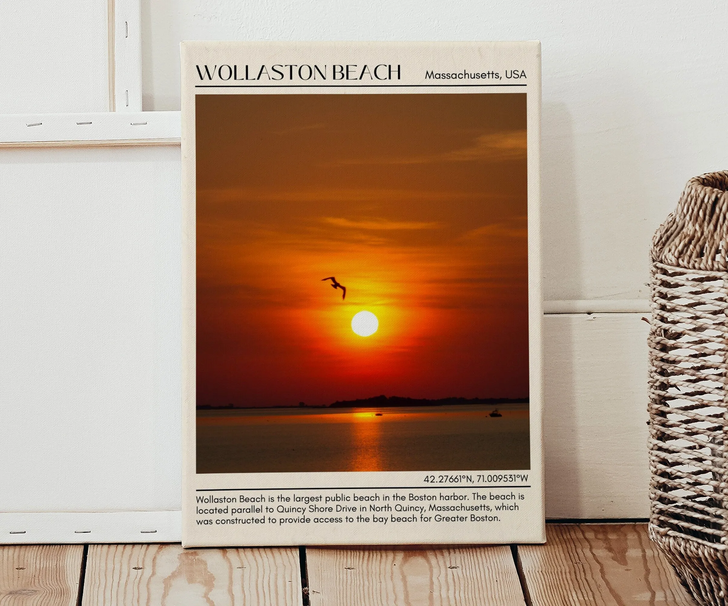 Wallaston Beach Wall Canvas, USA