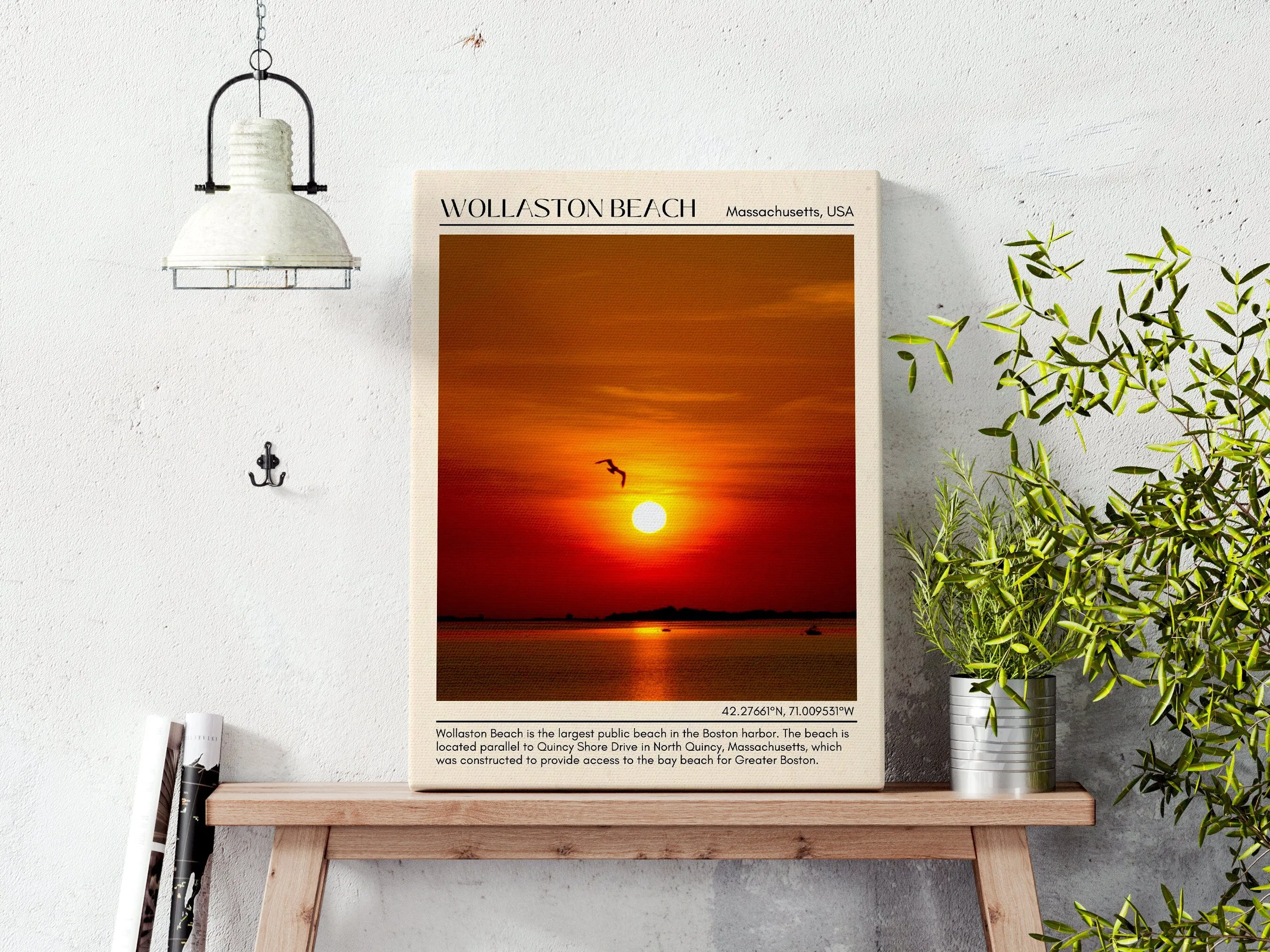 Wallaston Beach Wall Canvas, USA