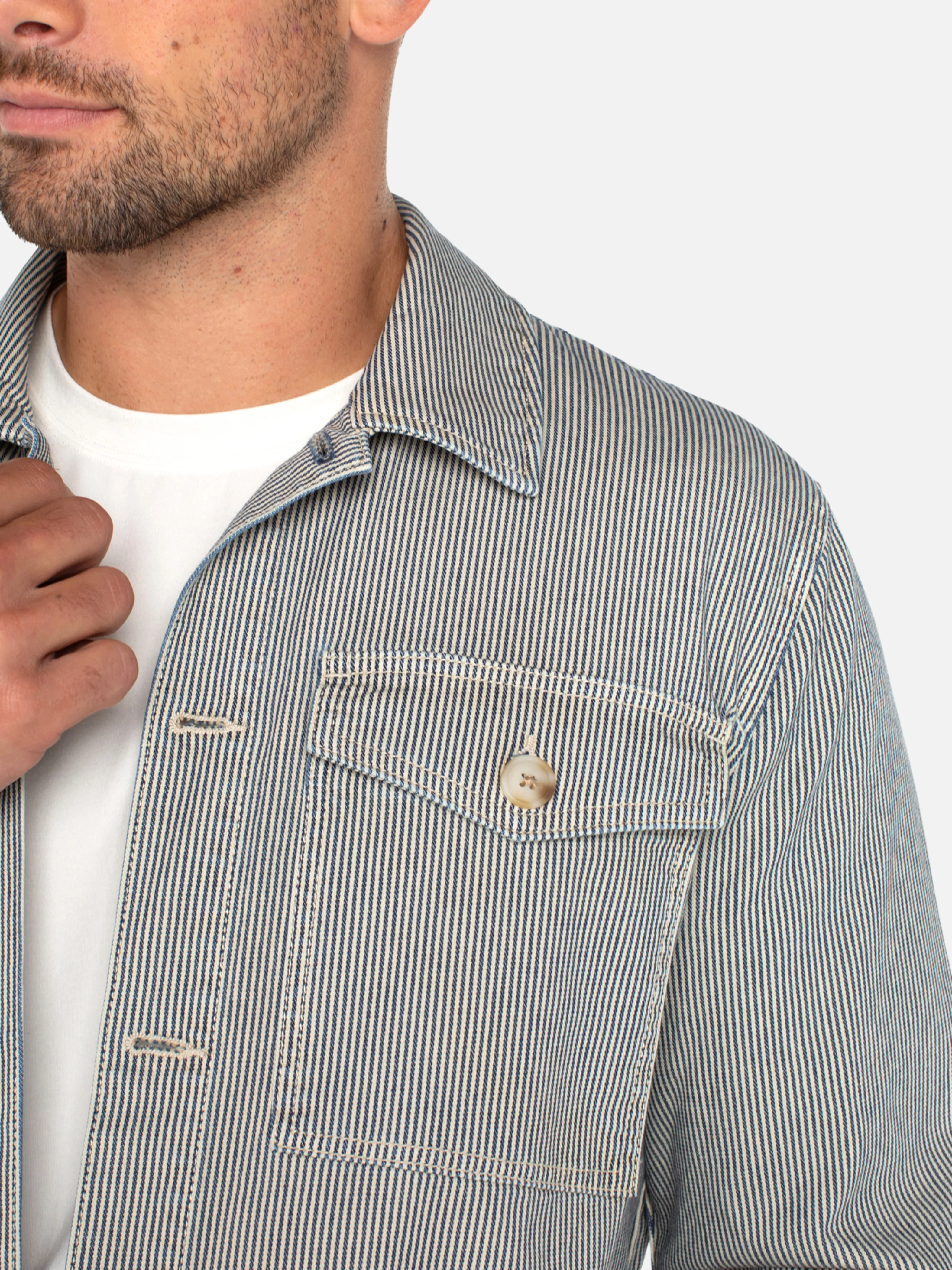 Watch Hill Striped Shirt Jacket