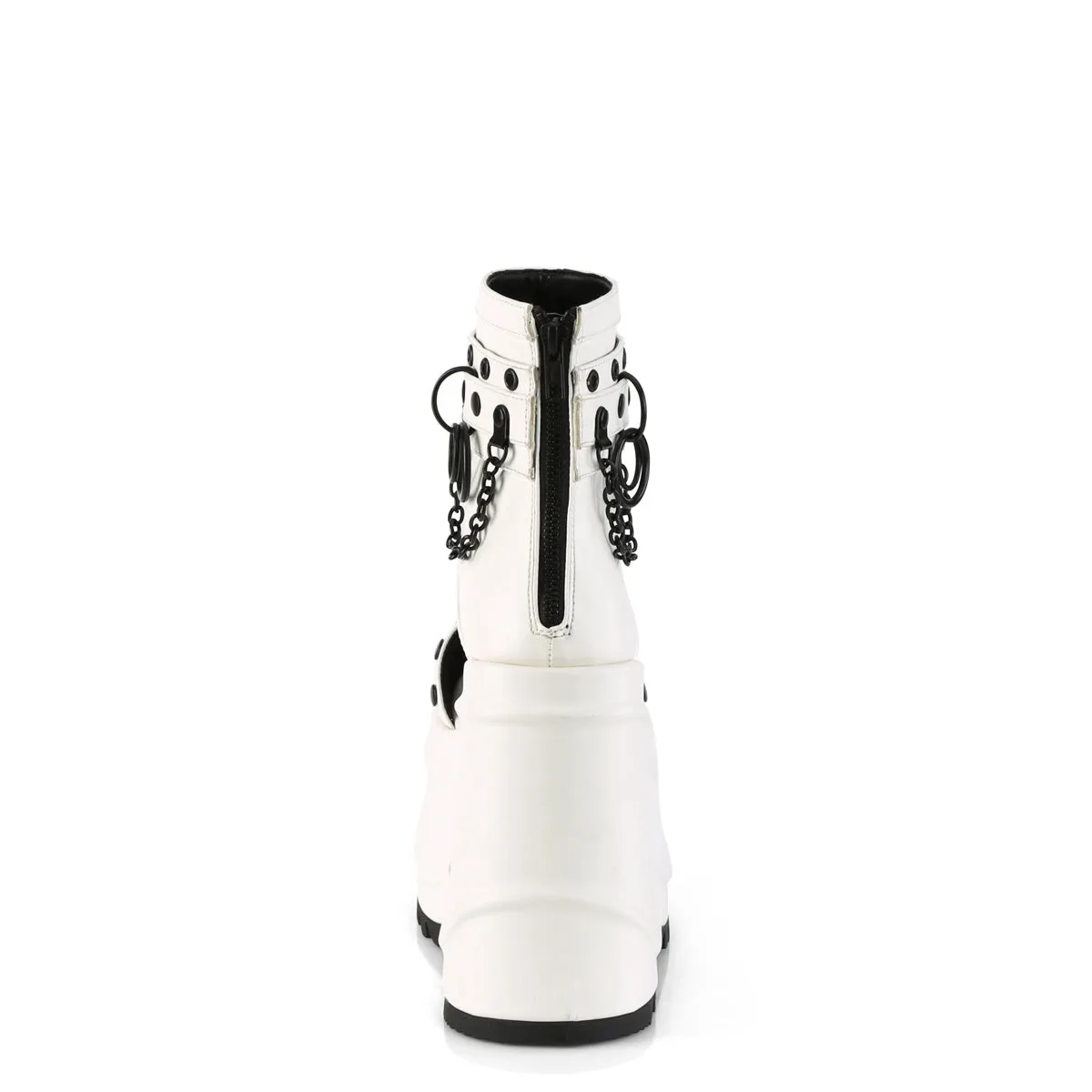 WAVE-22  White Vegan Leather