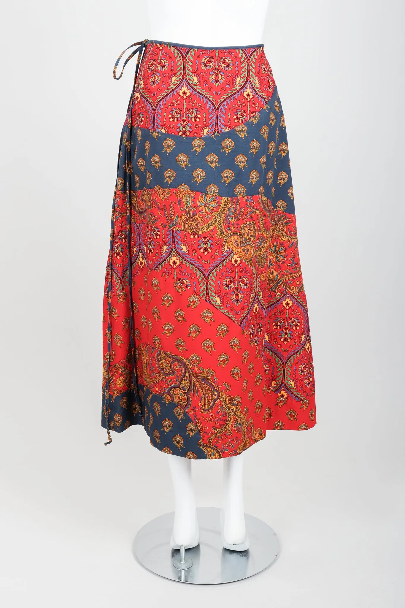 Wavy Patchwork Skirt
