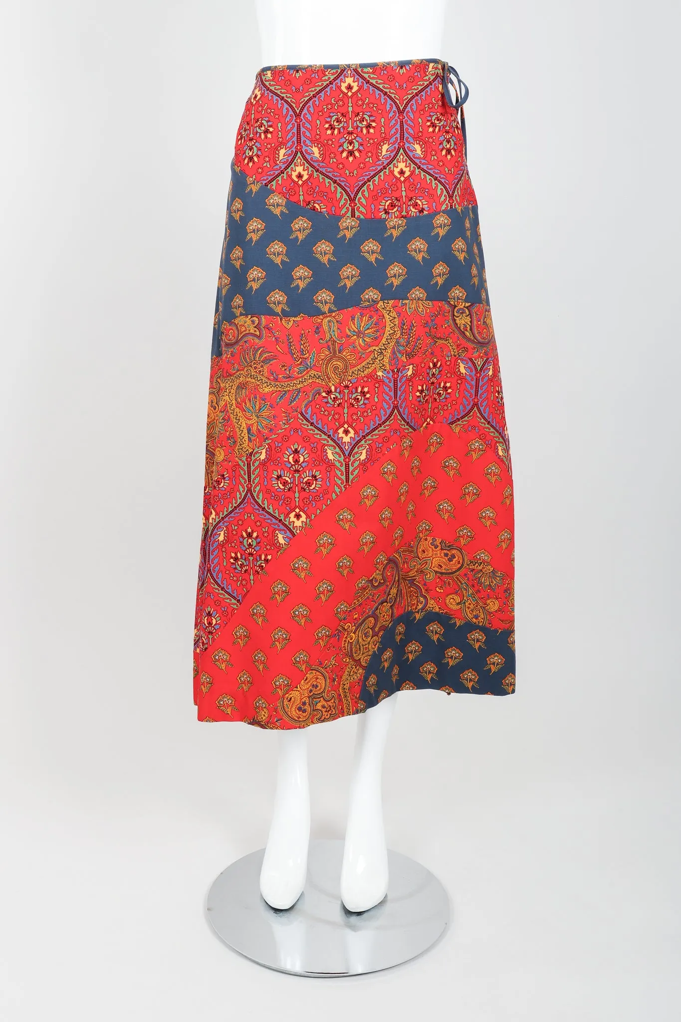 Wavy Patchwork Skirt