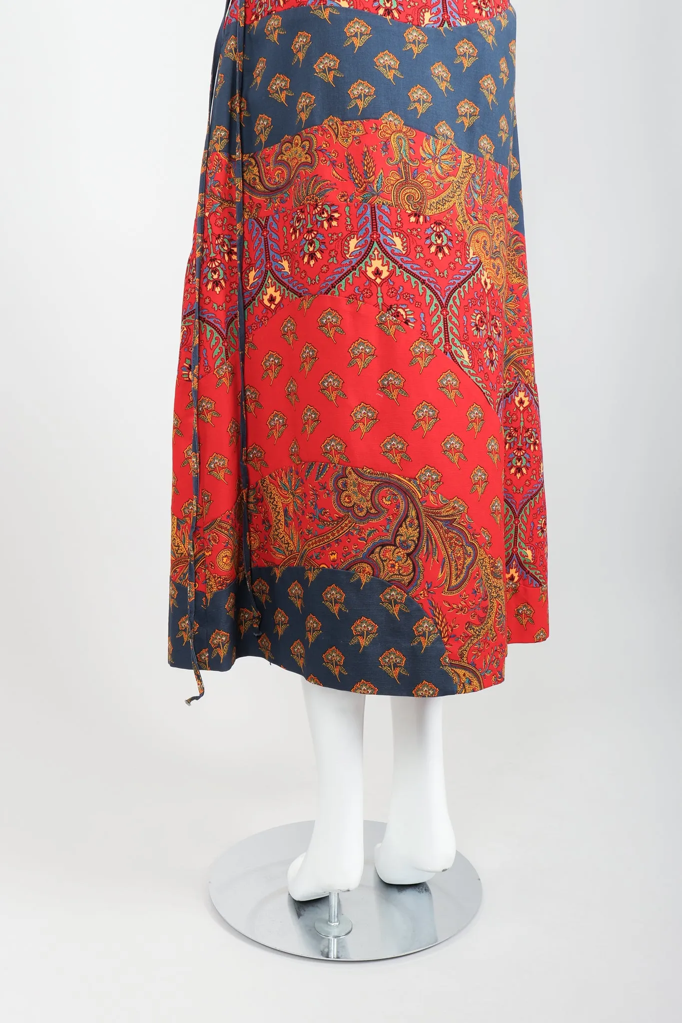 Wavy Patchwork Skirt