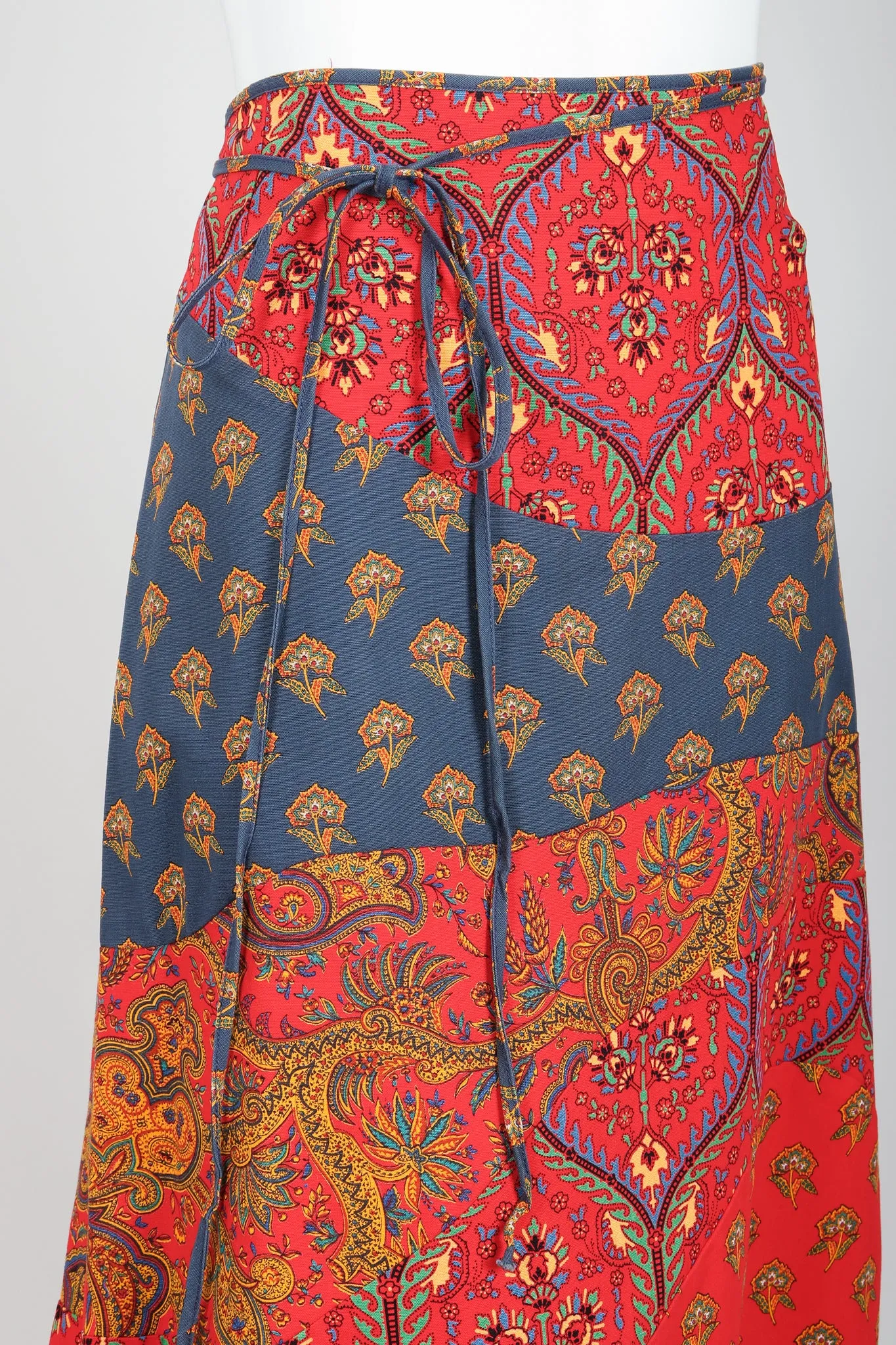 Wavy Patchwork Skirt