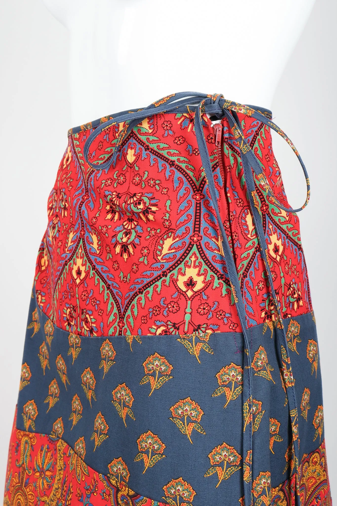 Wavy Patchwork Skirt