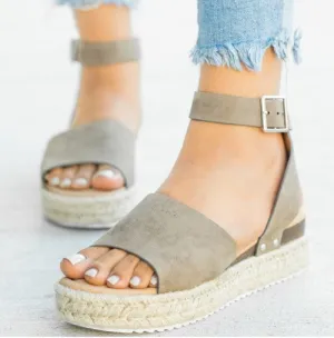 Wedge Strap Sandal