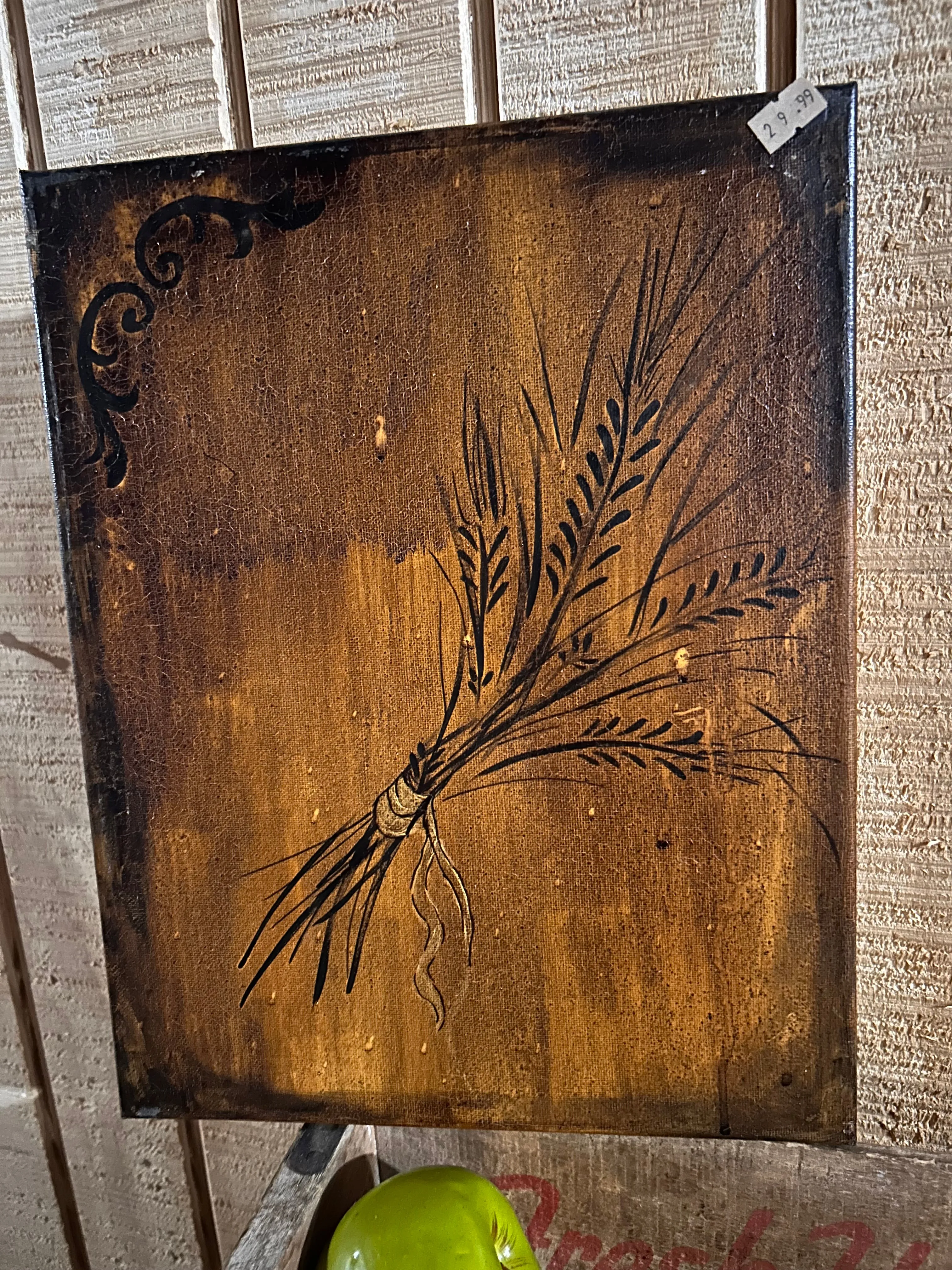 Wheat Wall Canvas Paining