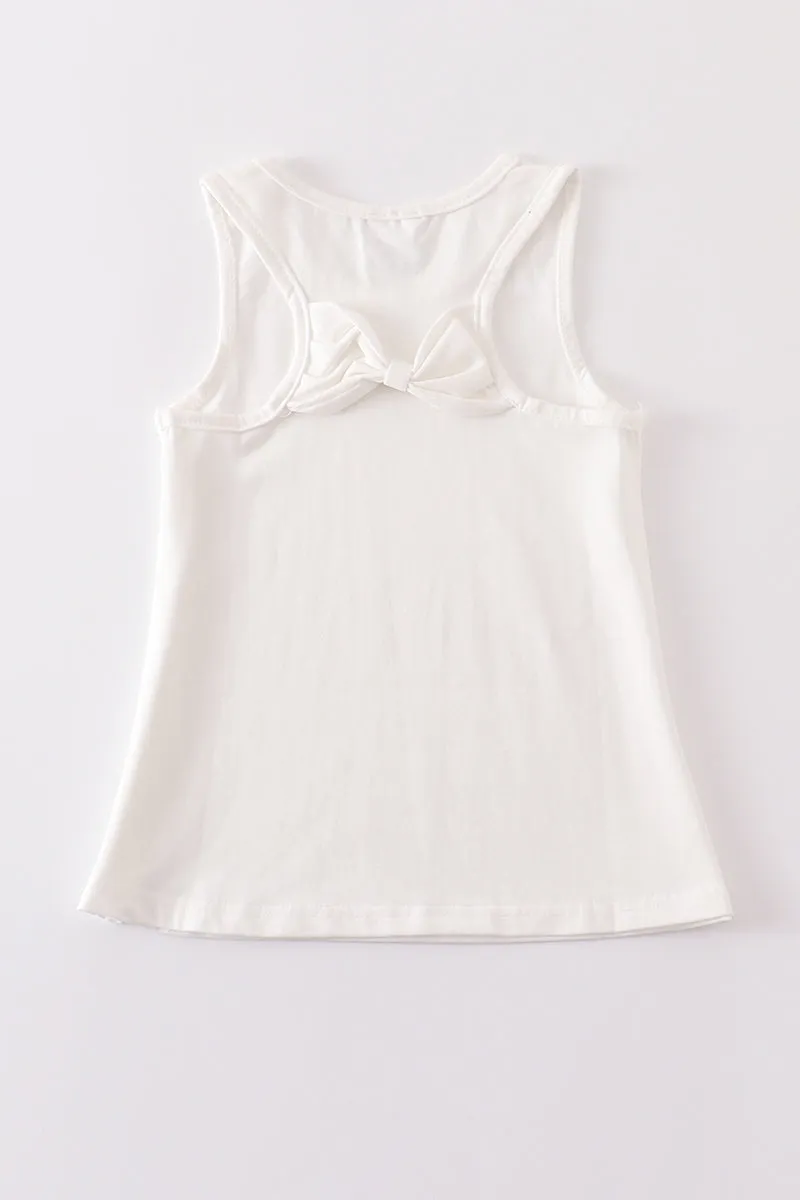 White Blank Basic Kids Teens Adult Tank Top