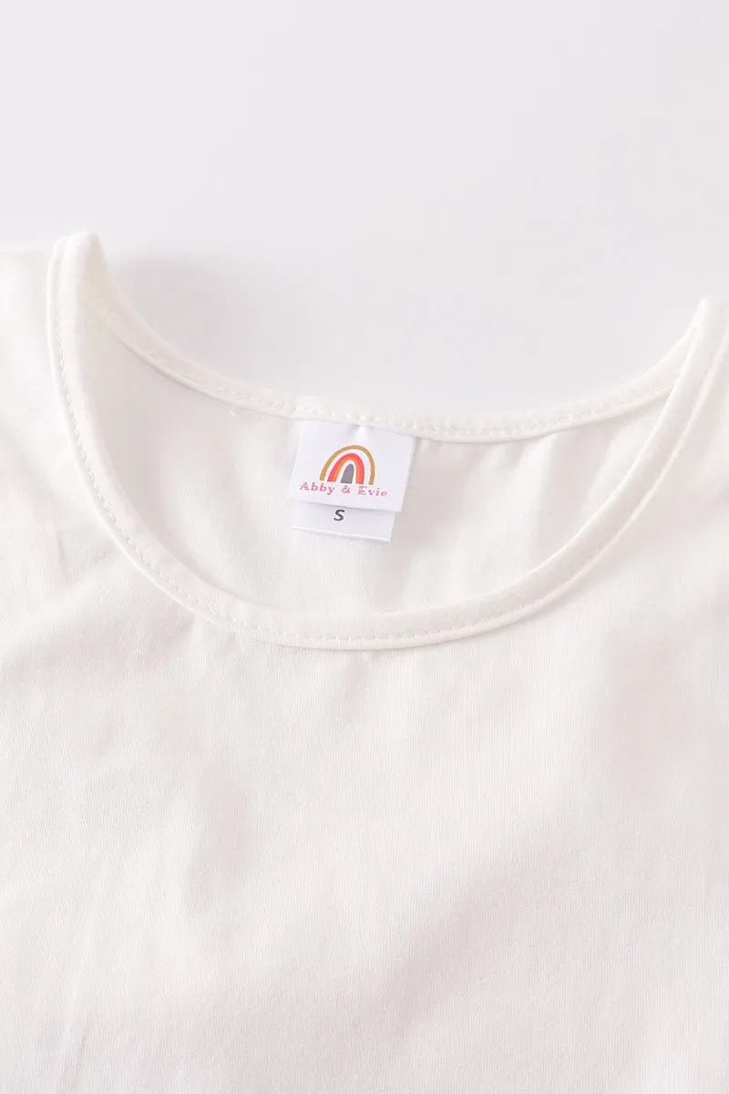 White Blank Basic Kids Teens Adult Tank Top