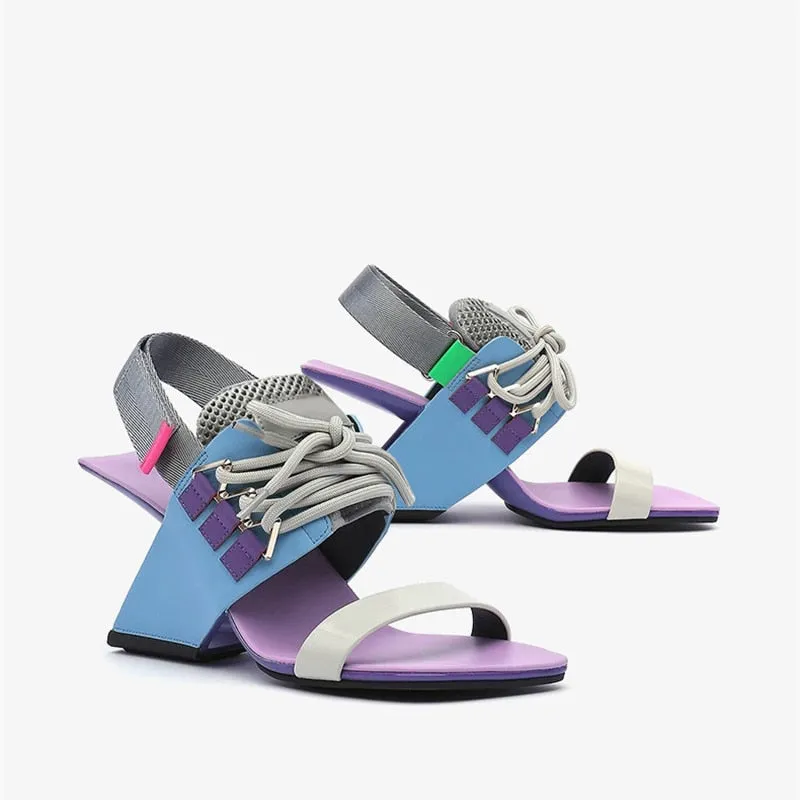 Women fashion genuine leather sandals