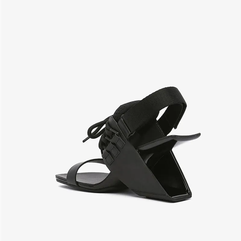 Women fashion genuine leather sandals