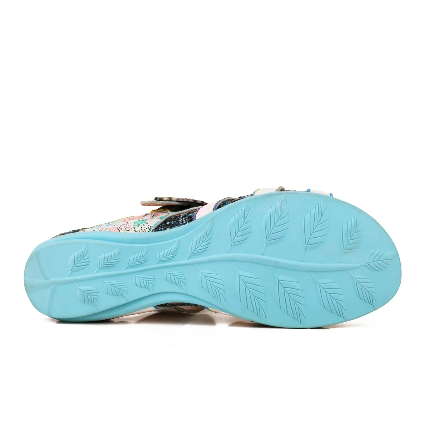 Women Genuine Leather Handmade Outside Slippers